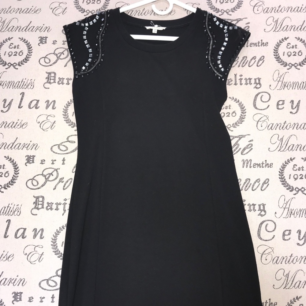 Black studded dress